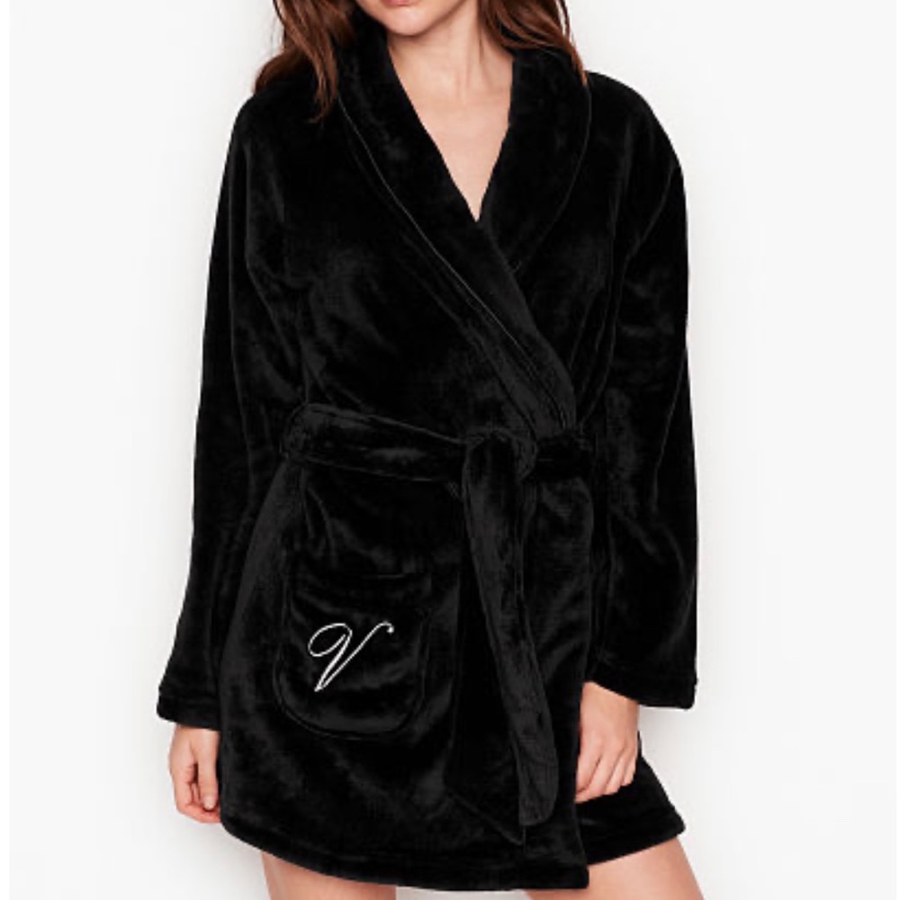 Logo Short Cozy Robe